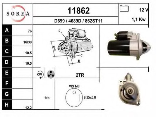 EAI 11862 Starter